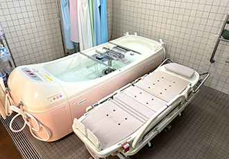 一般浴室が困難な方向けの機械浴
